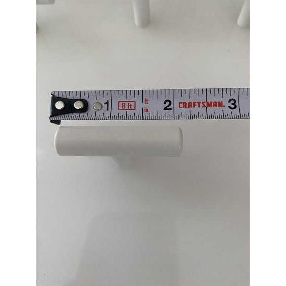 Simple Kitchen Cabinet Pulls White Cupboard Round T Bar Handle Drawer 2" New - Picture 13 of 16